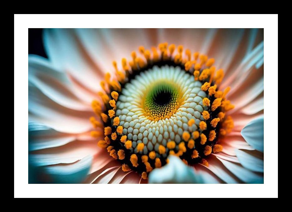 Floral Intricacy: A Vibrant Close-Up Wall Art, Interior Accents, Framing Solutions, Residential/Commercial Decor, Premium Gifts | Size: 8 x 12 inches